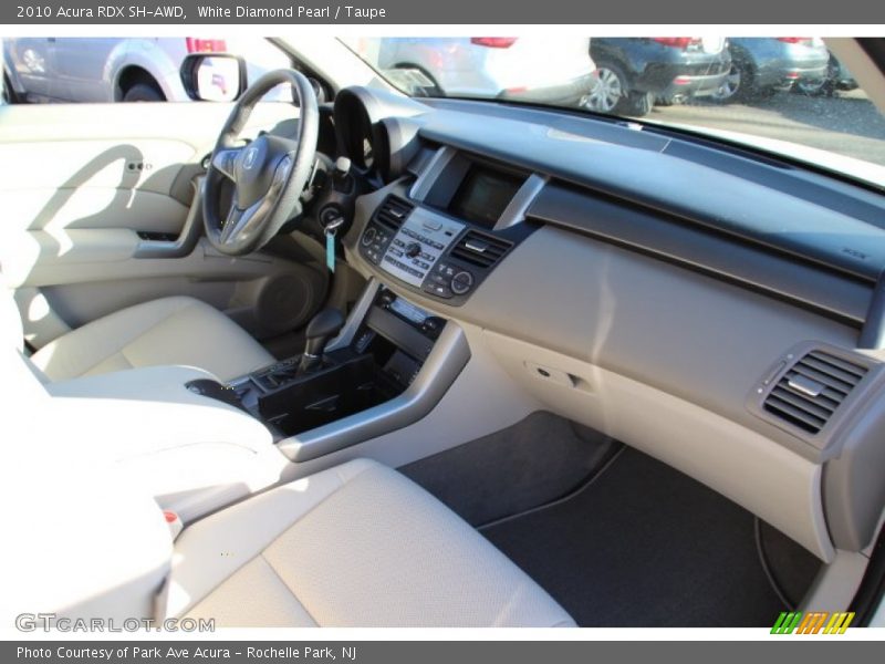 White Diamond Pearl / Taupe 2010 Acura RDX SH-AWD