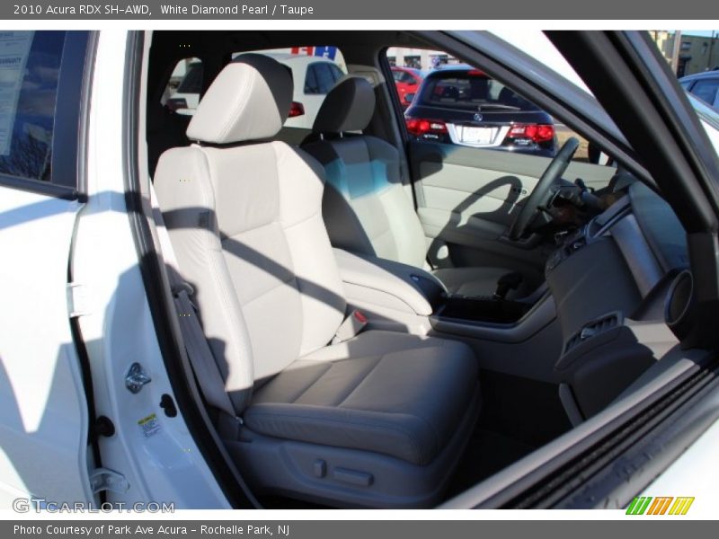 White Diamond Pearl / Taupe 2010 Acura RDX SH-AWD