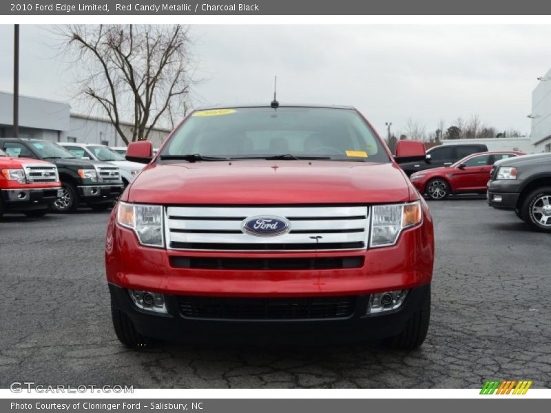 Red Candy Metallic / Charcoal Black 2010 Ford Edge Limited