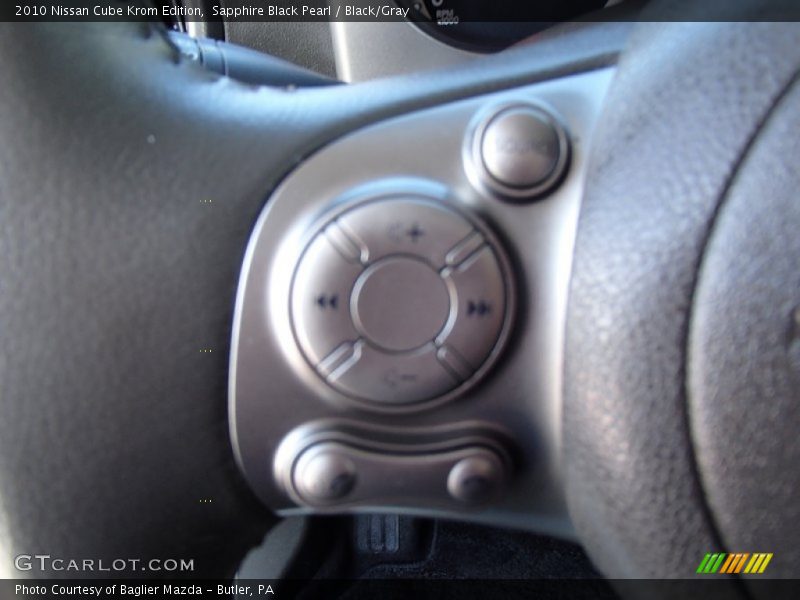Sapphire Black Pearl / Black/Gray 2010 Nissan Cube Krom Edition
