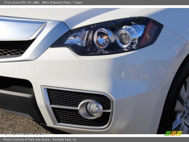 White Diamond Pearl / Taupe 2010 Acura RDX SH-AWD