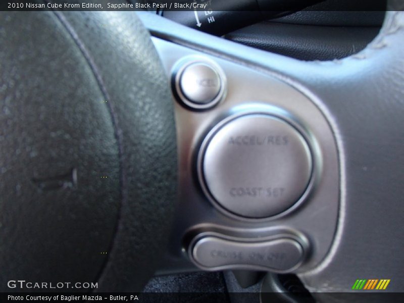 Sapphire Black Pearl / Black/Gray 2010 Nissan Cube Krom Edition