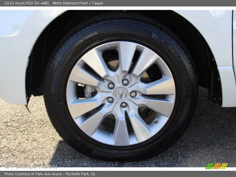 White Diamond Pearl / Taupe 2010 Acura RDX SH-AWD