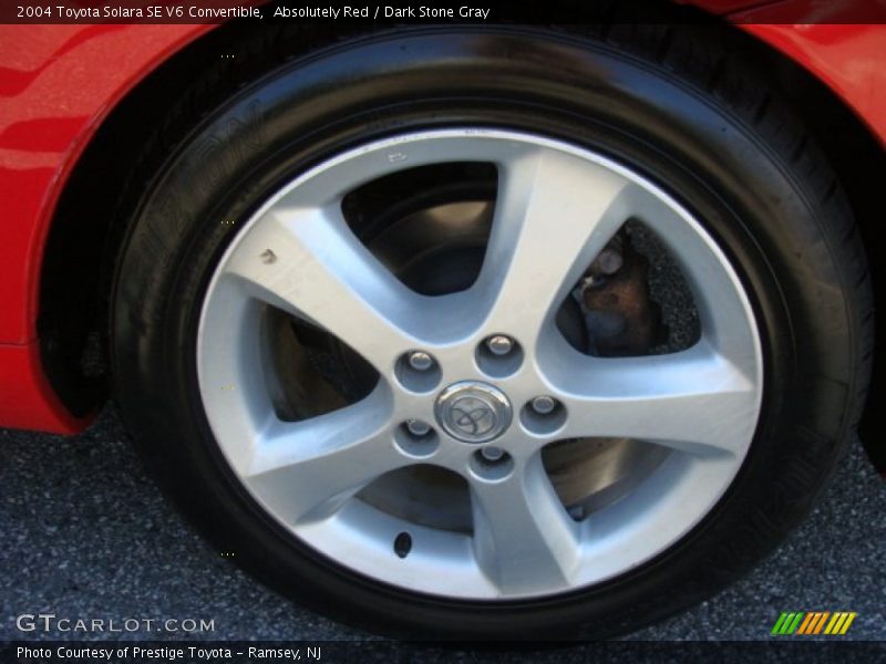 Absolutely Red / Dark Stone Gray 2004 Toyota Solara SE V6 Convertible