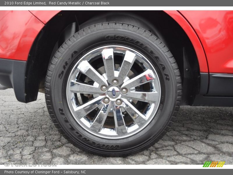 Red Candy Metallic / Charcoal Black 2010 Ford Edge Limited