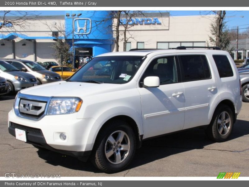 Taffeta White / Gray 2010 Honda Pilot EX-L 4WD