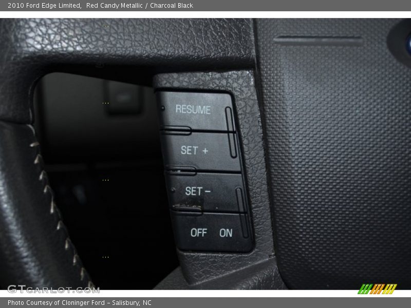 Red Candy Metallic / Charcoal Black 2010 Ford Edge Limited