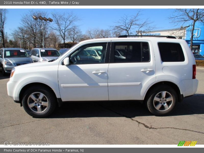 Taffeta White / Gray 2010 Honda Pilot EX-L 4WD