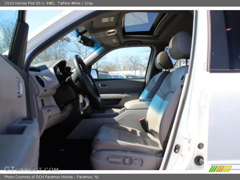 Taffeta White / Gray 2010 Honda Pilot EX-L 4WD