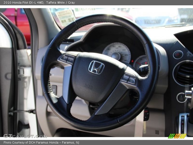 Taffeta White / Gray 2010 Honda Pilot EX-L 4WD