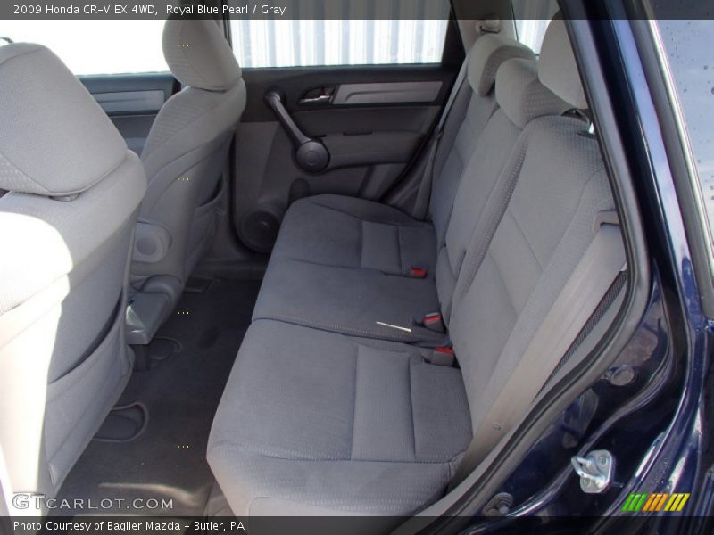 Royal Blue Pearl / Gray 2009 Honda CR-V EX 4WD