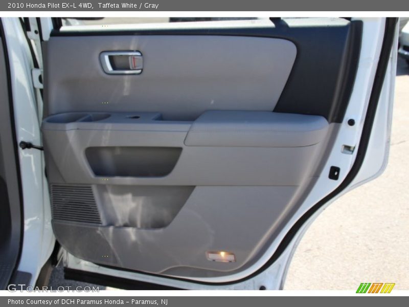 Taffeta White / Gray 2010 Honda Pilot EX-L 4WD