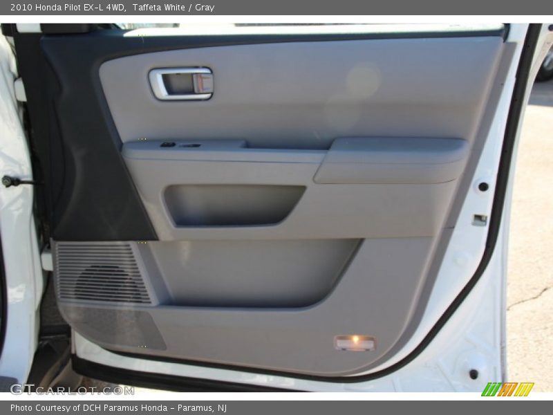 Taffeta White / Gray 2010 Honda Pilot EX-L 4WD