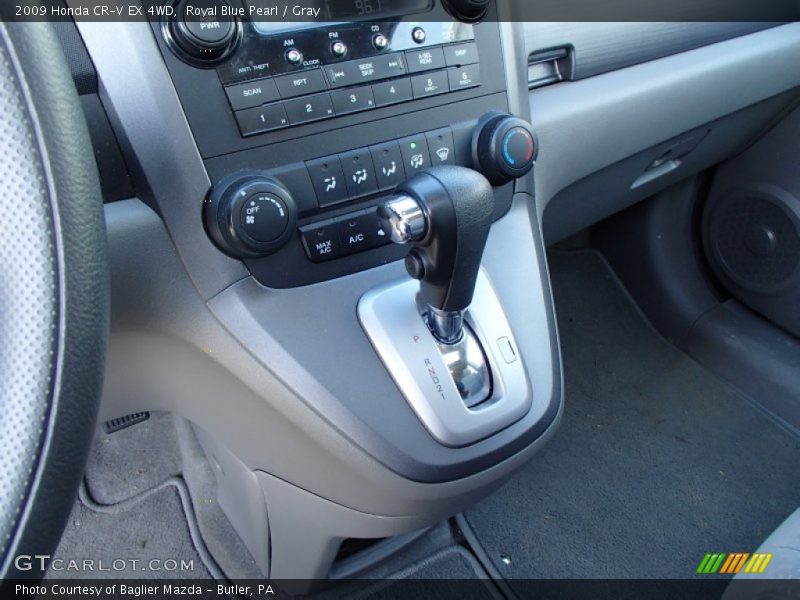 Royal Blue Pearl / Gray 2009 Honda CR-V EX 4WD