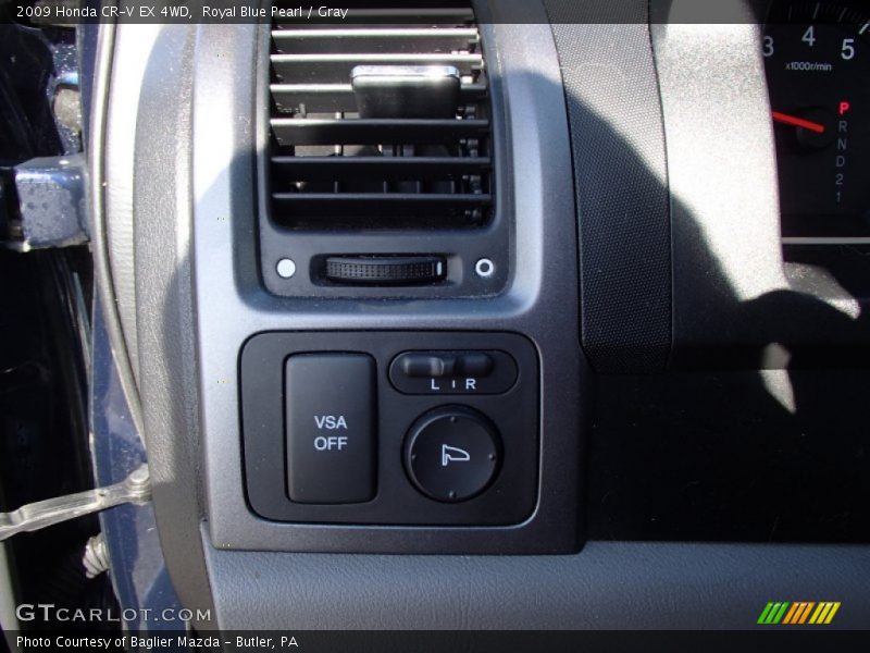 Royal Blue Pearl / Gray 2009 Honda CR-V EX 4WD