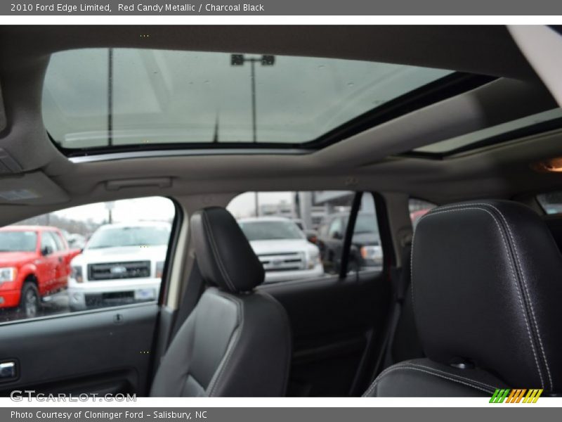 Red Candy Metallic / Charcoal Black 2010 Ford Edge Limited