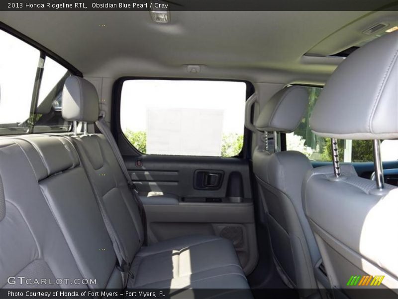 Obsidian Blue Pearl / Gray 2013 Honda Ridgeline RTL