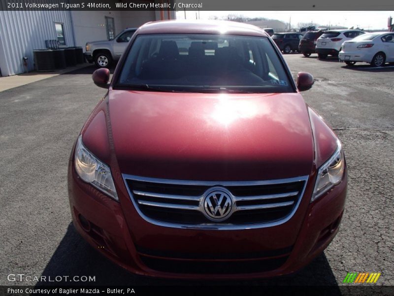 Wild Cherry Metallic / Charcoal 2011 Volkswagen Tiguan S 4Motion