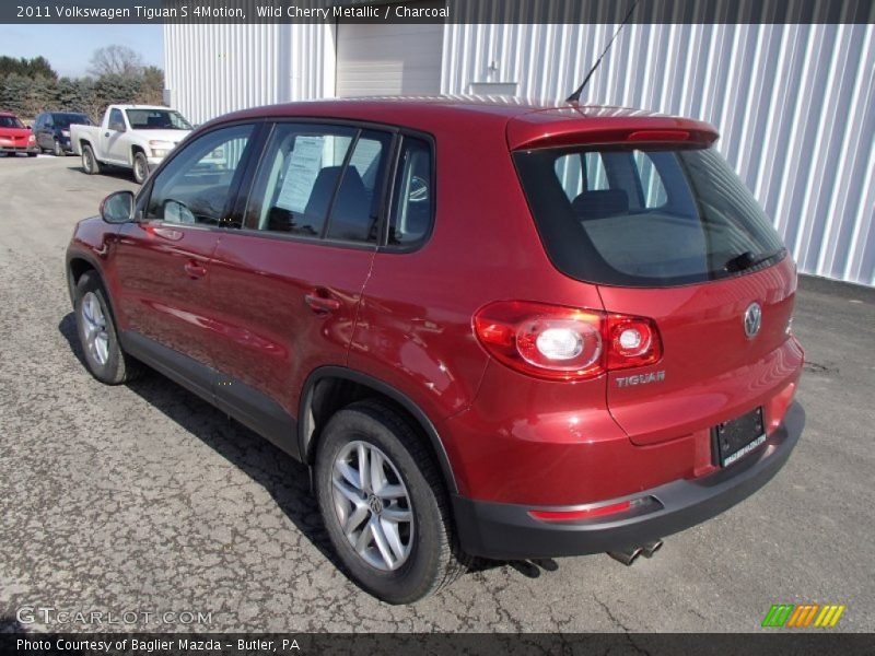 Wild Cherry Metallic / Charcoal 2011 Volkswagen Tiguan S 4Motion