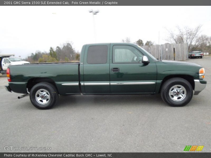  2001 Sierra 1500 SLE Extended Cab Polo Green Metallic