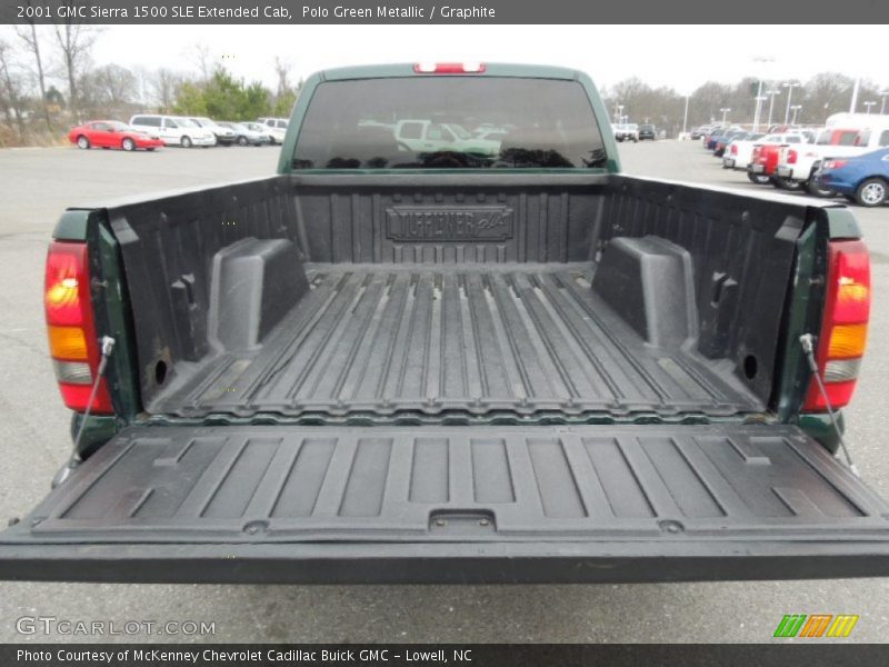 Polo Green Metallic / Graphite 2001 GMC Sierra 1500 SLE Extended Cab