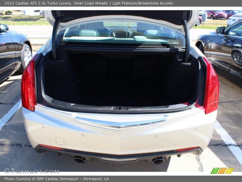 Silver Coast Metallic / Light Platinum/Brownstone Accents 2013 Cadillac ATS 2.0L Turbo Luxury