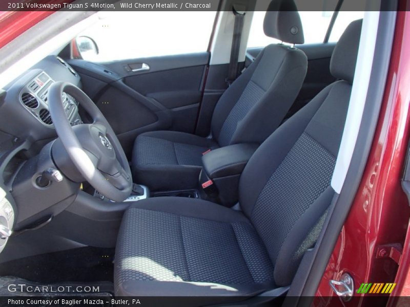 Wild Cherry Metallic / Charcoal 2011 Volkswagen Tiguan S 4Motion