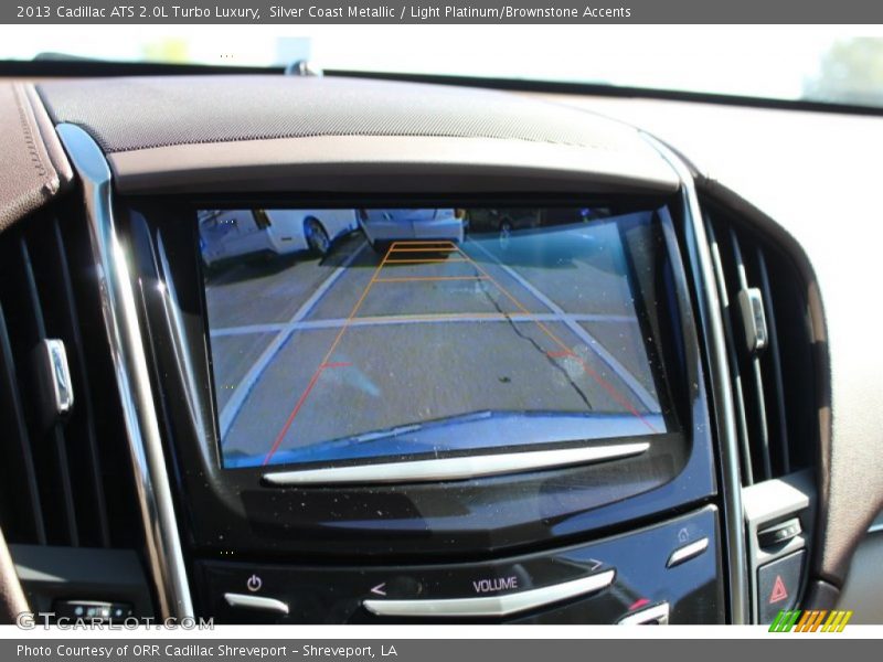 Silver Coast Metallic / Light Platinum/Brownstone Accents 2013 Cadillac ATS 2.0L Turbo Luxury