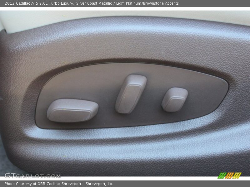 Silver Coast Metallic / Light Platinum/Brownstone Accents 2013 Cadillac ATS 2.0L Turbo Luxury