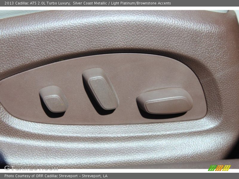 Silver Coast Metallic / Light Platinum/Brownstone Accents 2013 Cadillac ATS 2.0L Turbo Luxury
