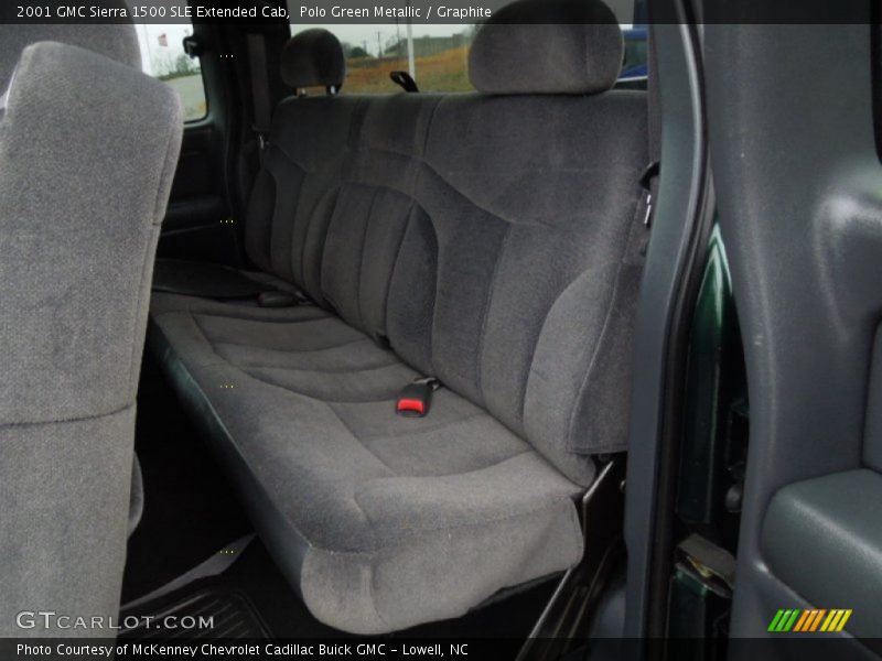 Rear Seat of 2001 Sierra 1500 SLE Extended Cab