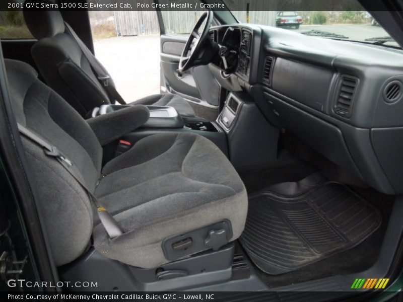  2001 Sierra 1500 SLE Extended Cab Graphite Interior