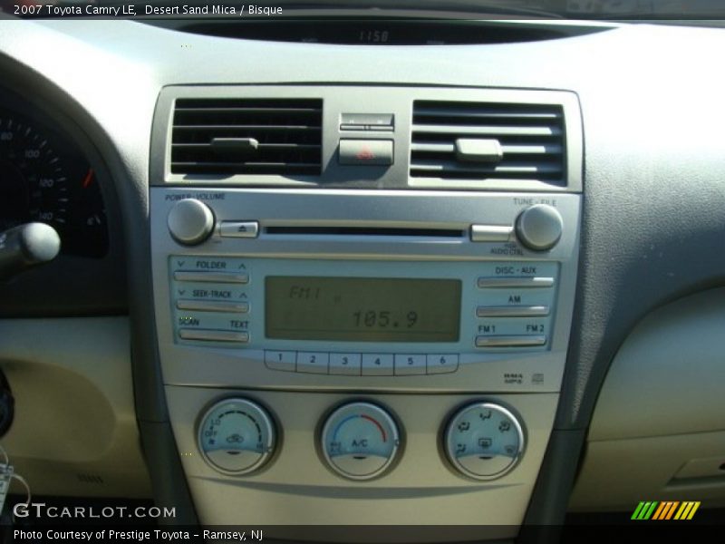 Desert Sand Mica / Bisque 2007 Toyota Camry LE