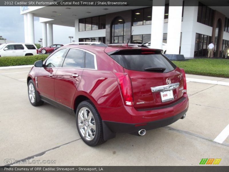 Crystal Red Tintcoat / Shale/Brownstone 2012 Cadillac SRX Performance