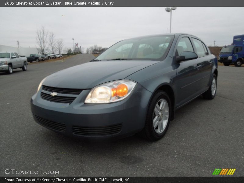 Blue Granite Metallic / Gray 2005 Chevrolet Cobalt LS Sedan