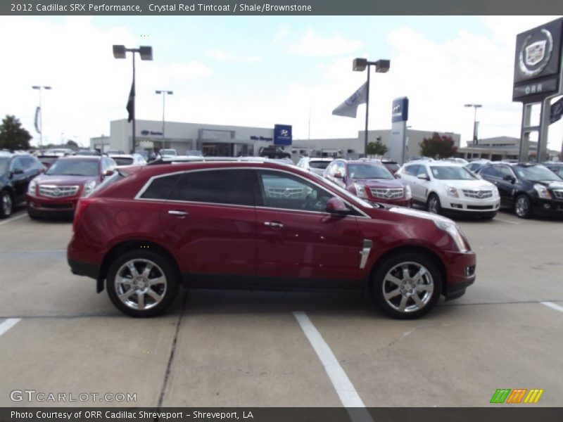 Crystal Red Tintcoat / Shale/Brownstone 2012 Cadillac SRX Performance