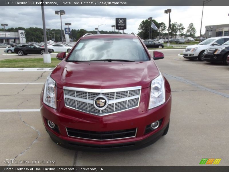 Crystal Red Tintcoat / Shale/Brownstone 2012 Cadillac SRX Performance