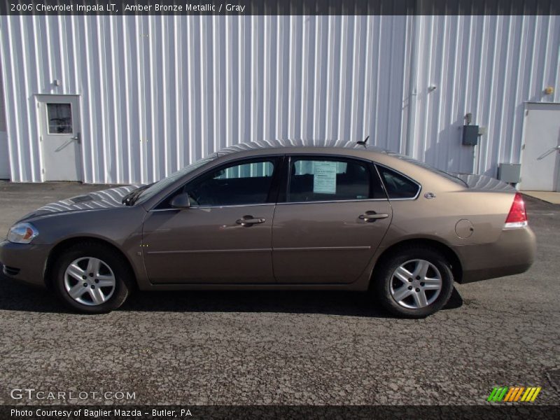 Amber Bronze Metallic / Gray 2006 Chevrolet Impala LT