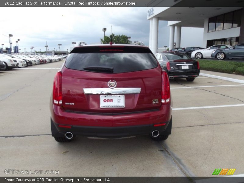 Crystal Red Tintcoat / Shale/Brownstone 2012 Cadillac SRX Performance