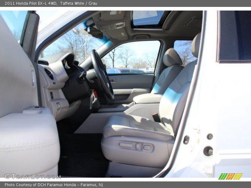 Taffeta White / Gray 2011 Honda Pilot EX-L 4WD