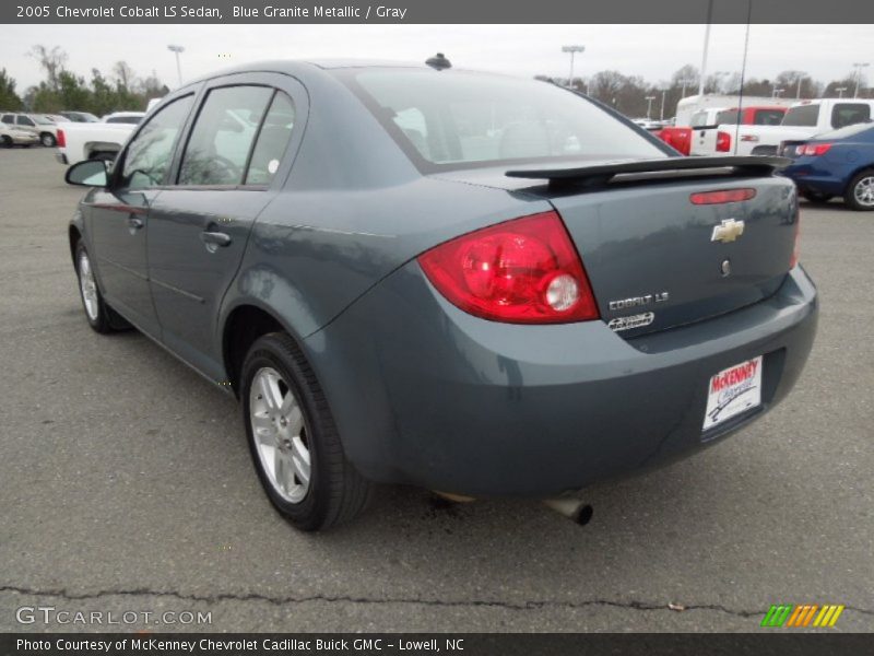 Blue Granite Metallic / Gray 2005 Chevrolet Cobalt LS Sedan