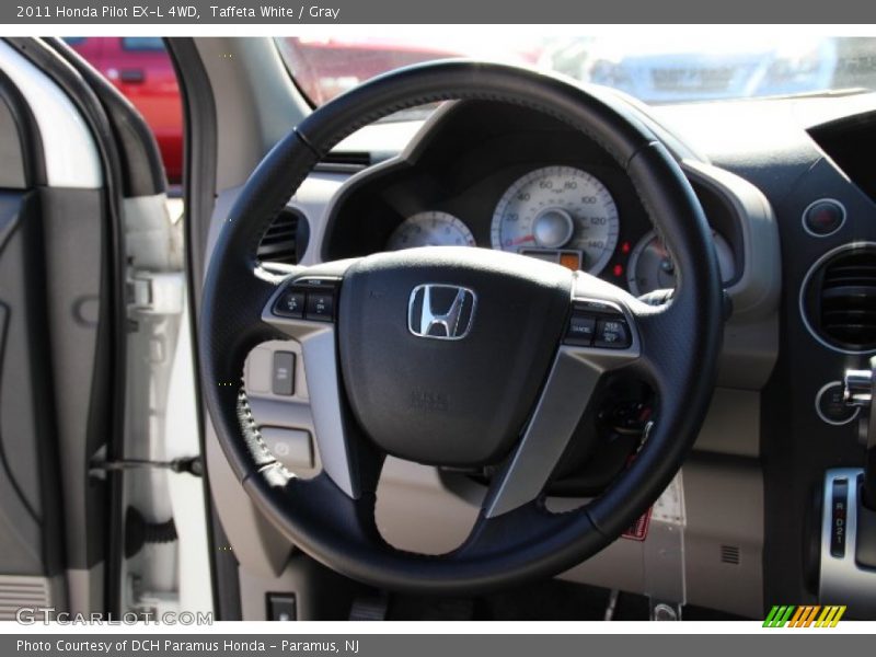Taffeta White / Gray 2011 Honda Pilot EX-L 4WD