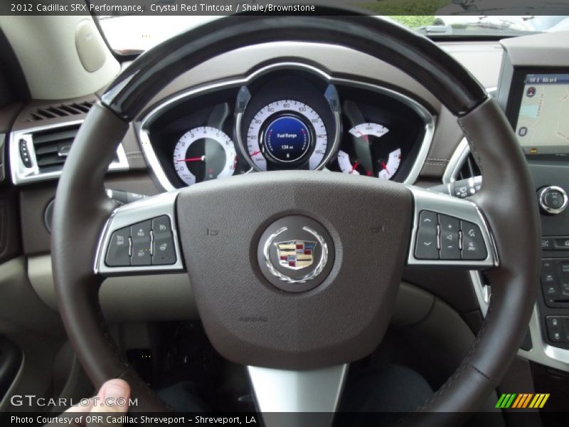 Crystal Red Tintcoat / Shale/Brownstone 2012 Cadillac SRX Performance