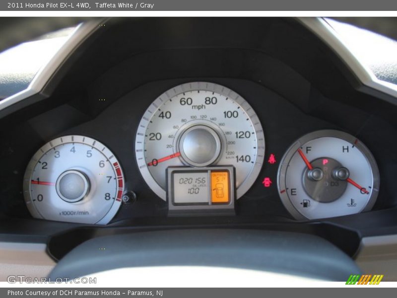 Taffeta White / Gray 2011 Honda Pilot EX-L 4WD
