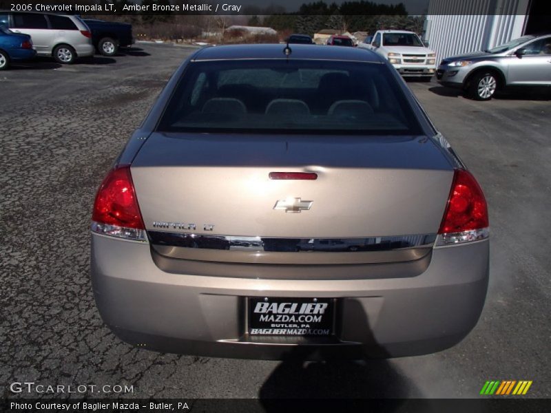 Amber Bronze Metallic / Gray 2006 Chevrolet Impala LT
