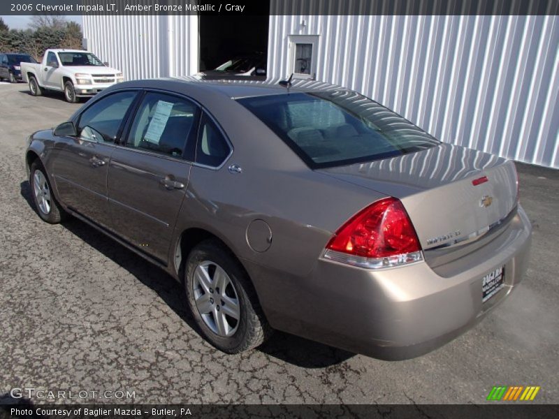 Amber Bronze Metallic / Gray 2006 Chevrolet Impala LT