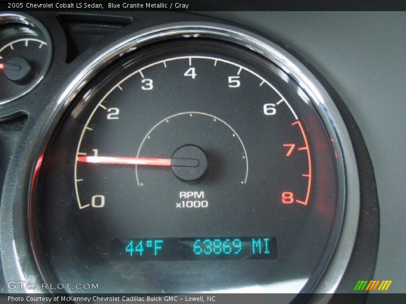 Blue Granite Metallic / Gray 2005 Chevrolet Cobalt LS Sedan