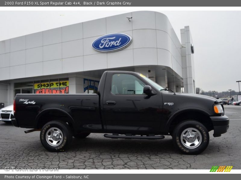  2003 F150 XL Sport Regular Cab 4x4 Black