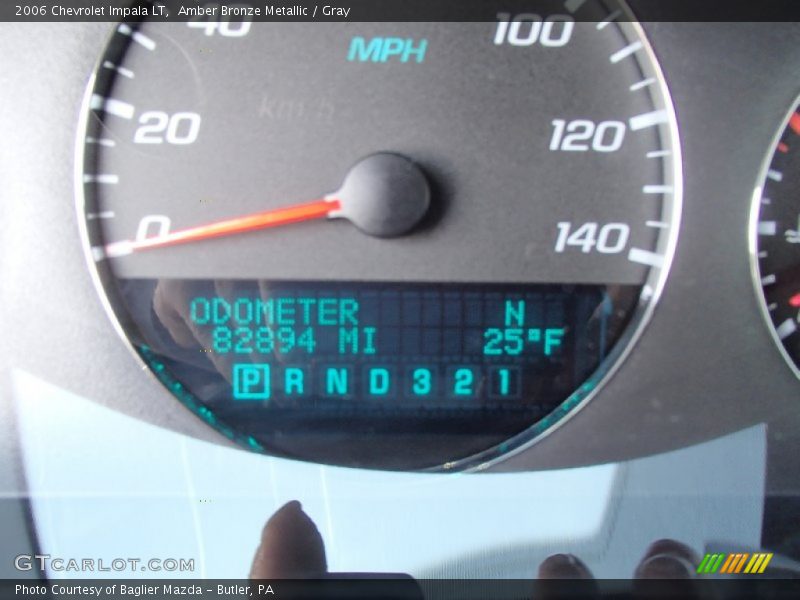 Amber Bronze Metallic / Gray 2006 Chevrolet Impala LT