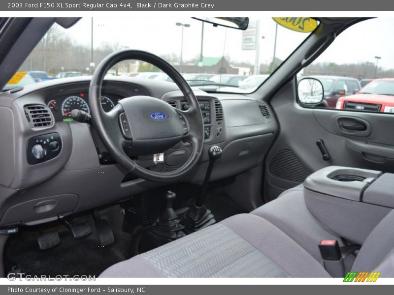 Dark Graphite Grey Interior - 2003 F150 XL Sport Regular Cab 4x4 